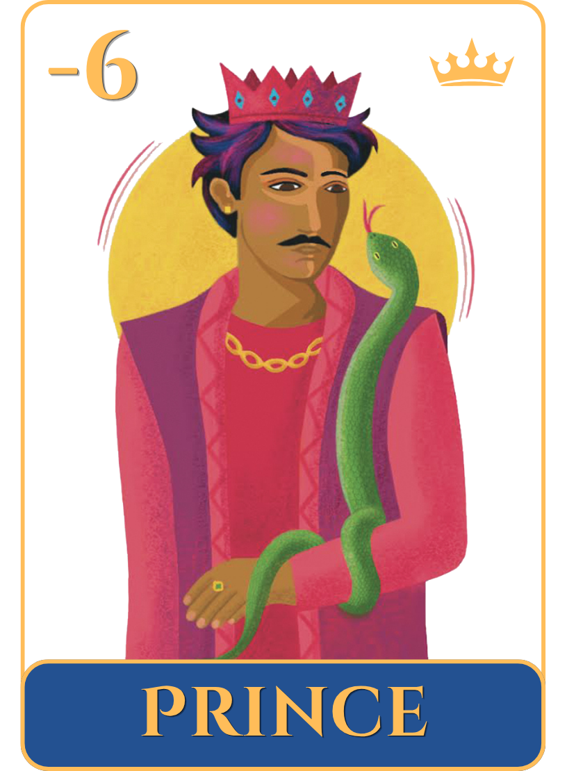 Prince (−6) card